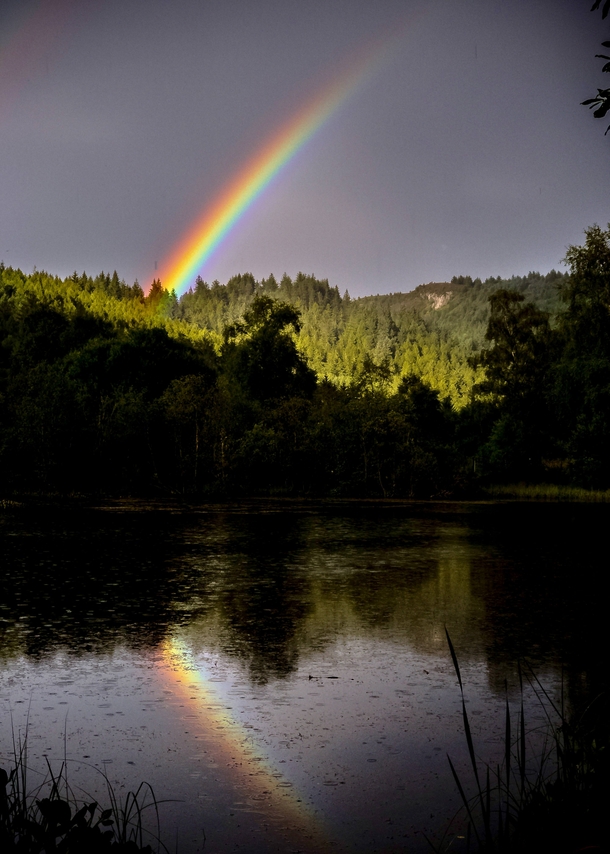 Rainbow in Scotland 