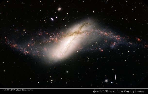 Rare Polar Ring Galaxy NGC  