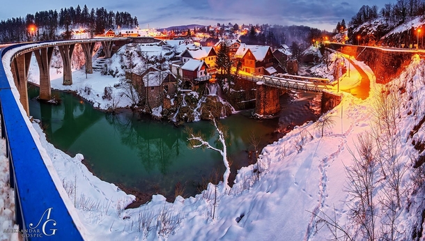 Rastoke in winter Slunj Croatia by Aleksandar Gospi 