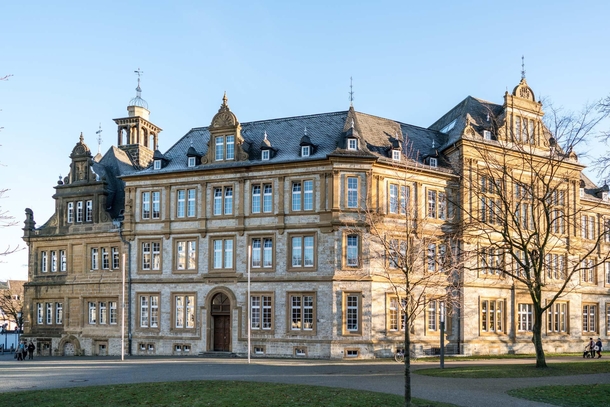 Ratsgymnasium school  former Grestsche Hof Weserrenaissance -