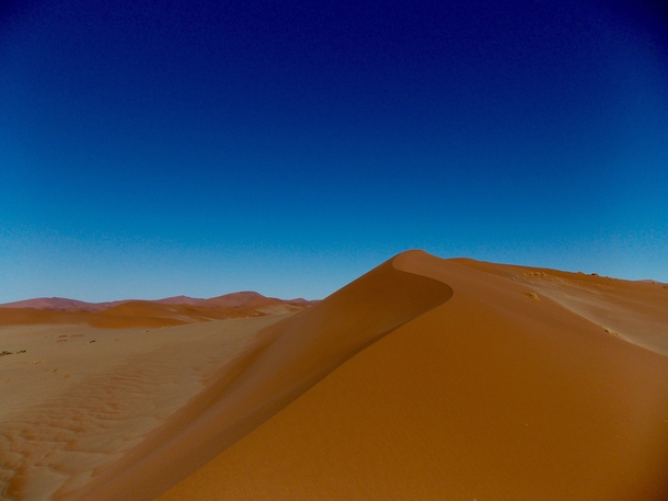 Red dunes in Namib Desert Namibia 