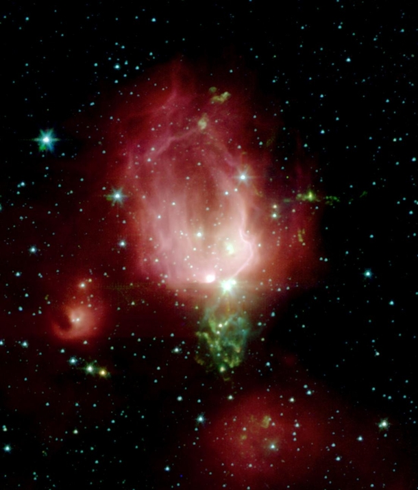 Reflection Nebula NGC  looks like a Valentines Day Rosebud 