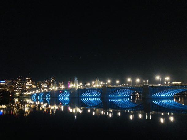 Reflection of the Longfellow Bridge Boston MA 