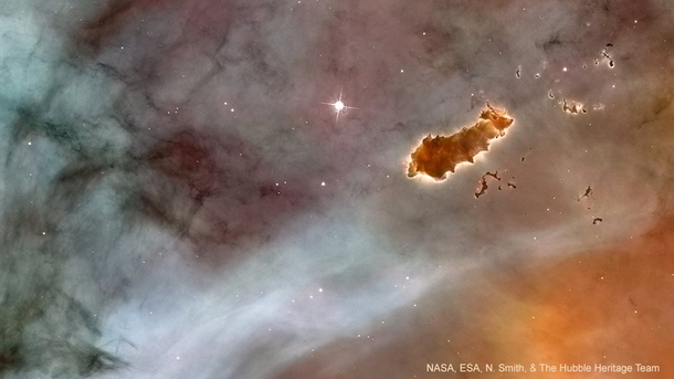 Right now NASAs Chandra is collecting light in Carina Nearby in the sky is the Caterpillar a dark cloud of gas amp dust in space known as a Bok Globule Bok Globules can act like cocoons to star embryos within protecting them during metamorphosis until the