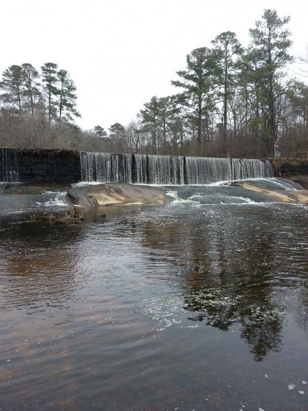 River in central North Carolina 