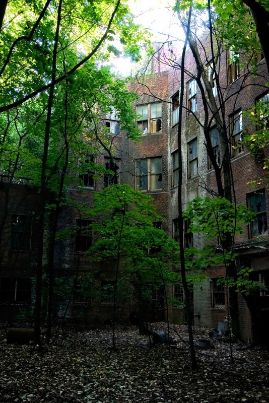 Riverside Hospital North Brother Island New York United States  Photographed by Tom Kirsch