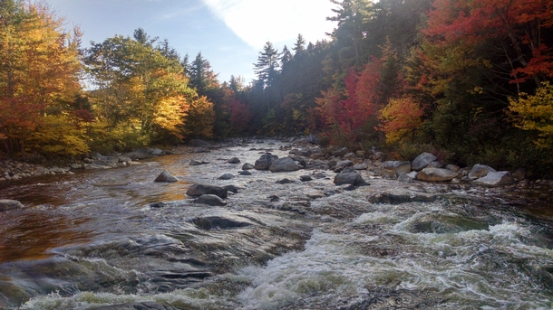 Rocky Gorge in White Mountain National Forest New Hampshire 