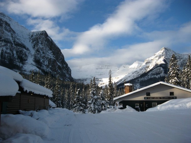 Rocky Mountain Winter - Lake Louise Alberta 