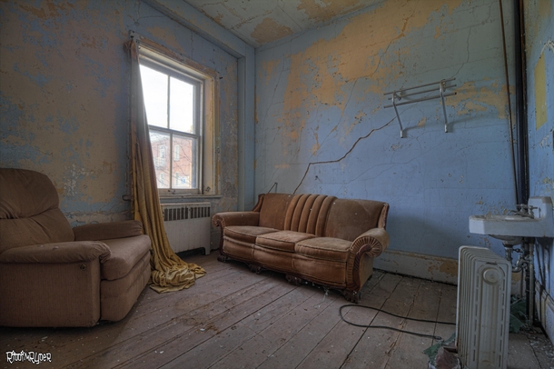 Room Inside an Abandoned Hotel amp Saloon in a Rural Town in Ontario Canada 
