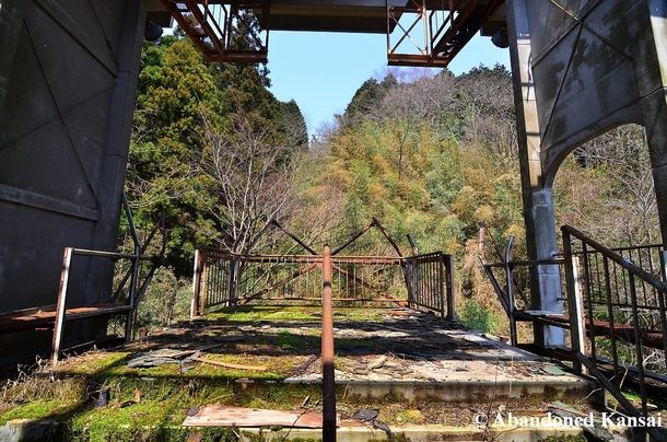 Ropeway Station in a Japanese Spa Town 