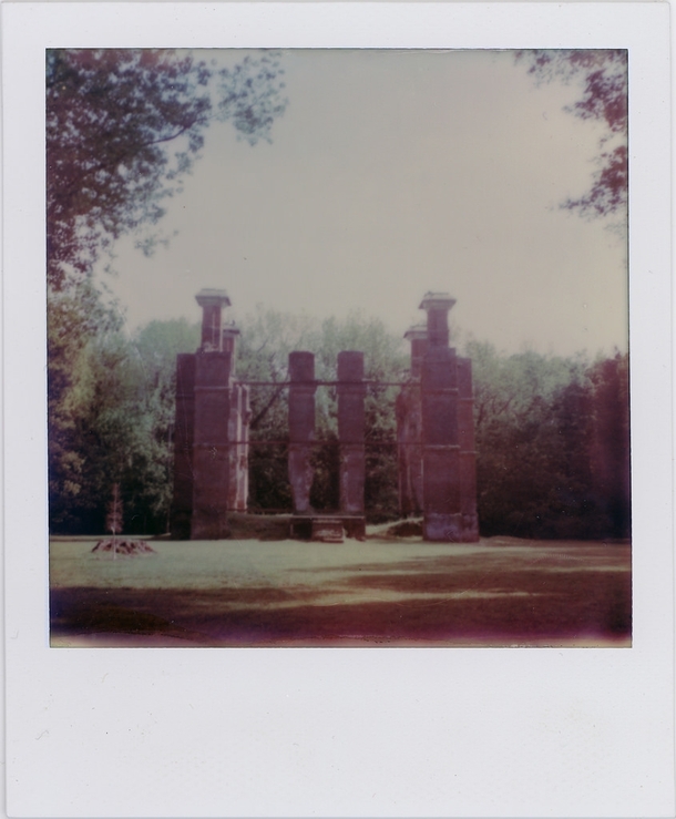 Rosewell Mansion shot on a Polaroid SX- 