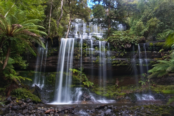 Russell Falls Mount Field National Park Tasmania 