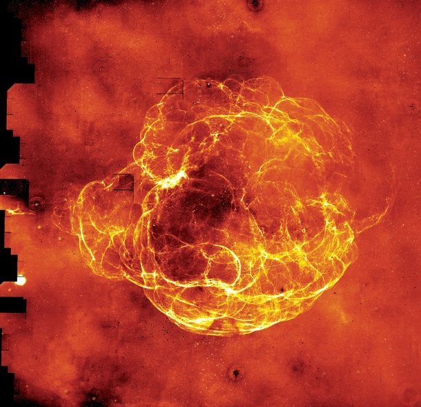 S Supernova Remnant taken in H- Emission 
