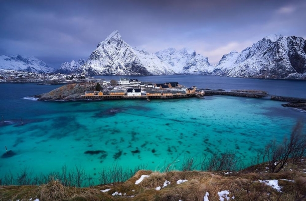 Sakrisy is Lilliput among the fishing villages of the Lofoten Islands Norway 