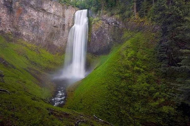 Salt Creek Falls just outside Oakridge Oregon x