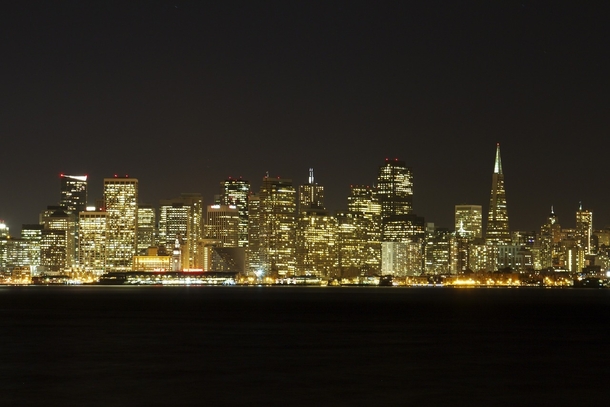 San Francisco at Night from Angel Island 