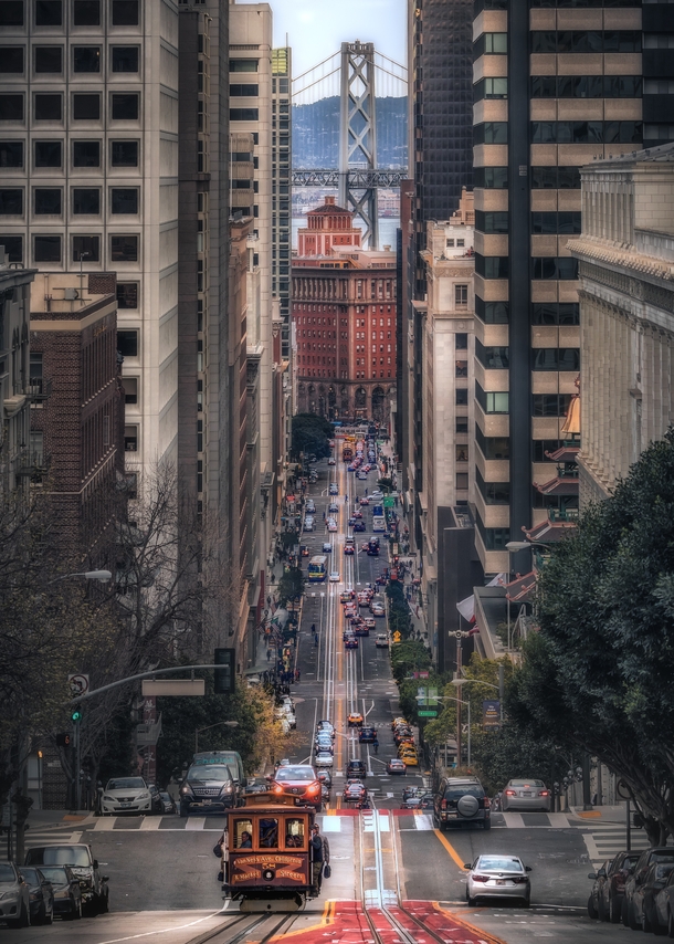 San Francisco extraordinary road view