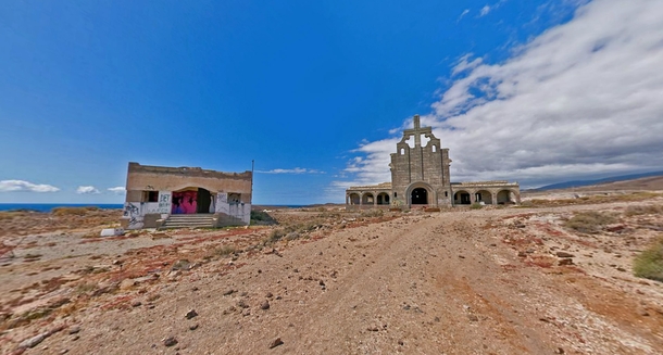 Sanatorio de Abona abandoned leper colony near Abades Tenerife 