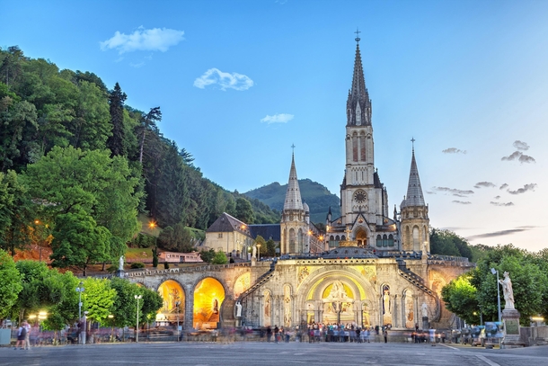 Sanctuary of Our Lady of Lourdes Hautes-Pyrnes France 