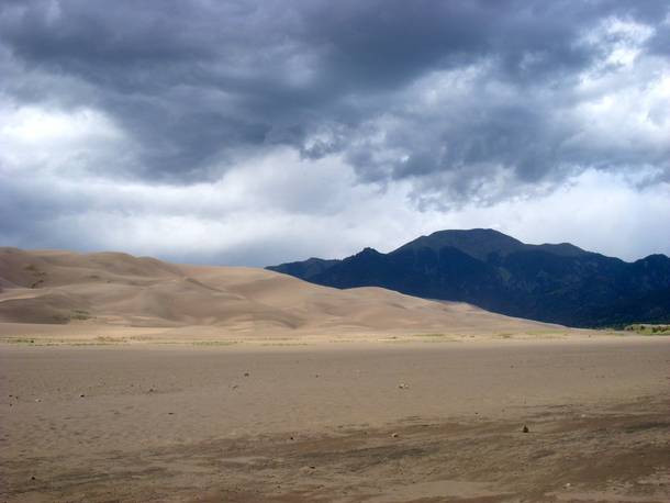 Sands Meet the Mountains at Great Sand Dunes NP Colorado 