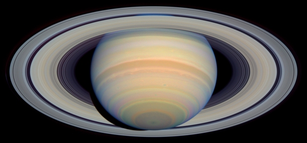 Saturn s Rings in Visible Light image from NASA Hubble x