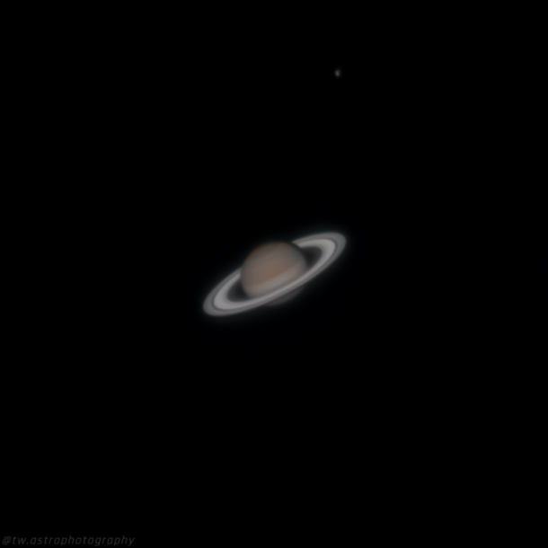 Saturn shot from my backyard -May-