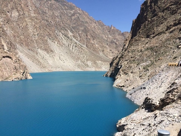Saw this beautiful place on my way to Pakistan China border This was once the village of Attabad which was flooded by great landslide in Gojal Valley in Gilgit-Baltistan  miles  km upstream east of Karimabad that occurred on  January   Hassan GhanchiHassa