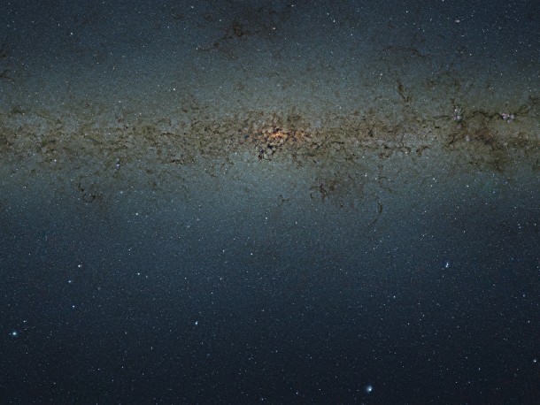 Scaled-Down  GigaPixel photo of Milky Ways Center 