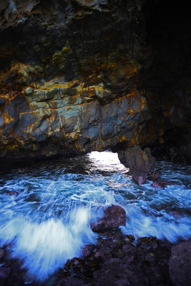 Sea cave in Palos Verdes California 
