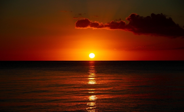 Seashore sunset - Dominican Republic