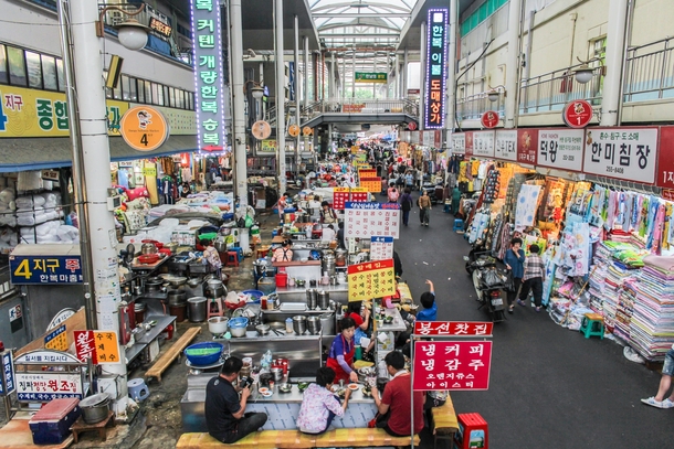 Seomun Market in Daegu South Korea 