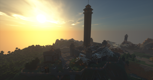 Shaders mod in Minecraft