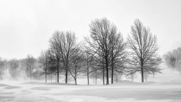 Sharon Country club during blizzard Sharon center Ohio  x