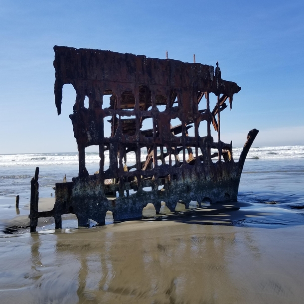 Shipwreck of the Peter Iredale Fort Stevens State Park OR 
