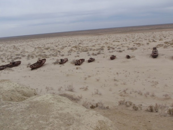 Shipwrecks around Muynak 