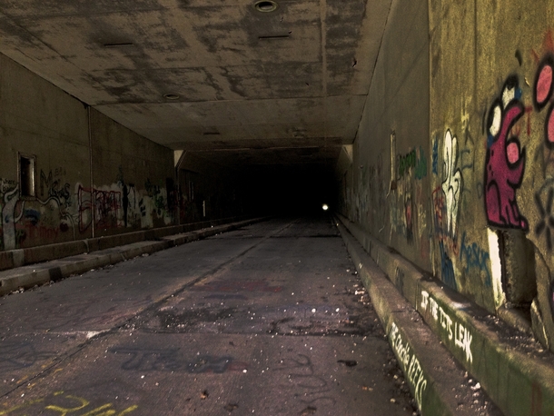 Sideling Hill Tunnel Part of the Abandoned Pennsylvania Turnpike Breezewood Pennsylvania 