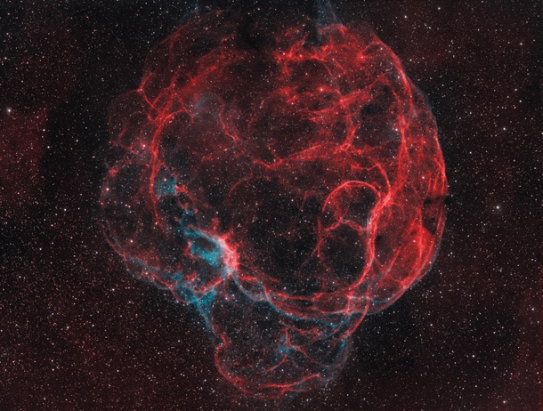Simeis  aka The Spagetti Nebula looks every bit its nickname