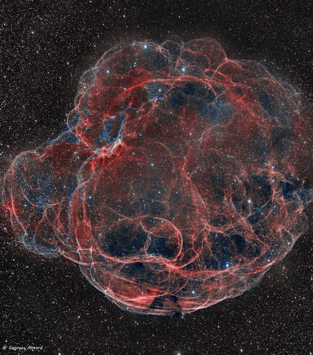 Simeis  Supernova Remnant by Georges Attard 