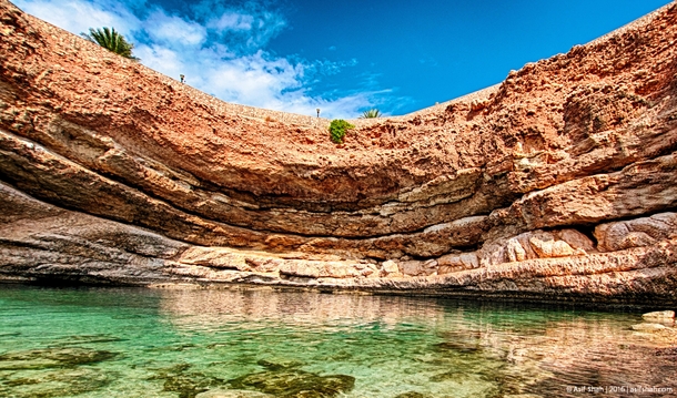 Sinkhole in Oman 