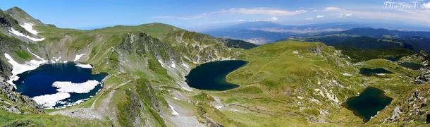 Six lakes in Rila Mountain Bulgaria 