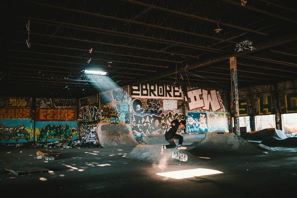 Skating an unique DIY skatepark hidden in New Jersey 