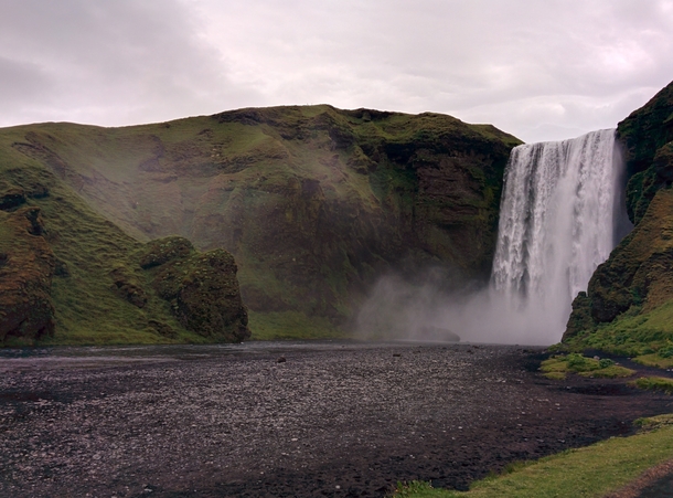 Skgafoss Southern Iceland  A frame with no people is so satisfying
