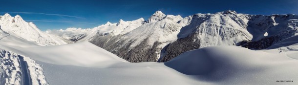 Ski Touring in Rogers Pass BC Canada 