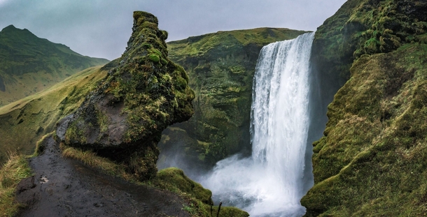 Skogafoss Waterfall Iceland 