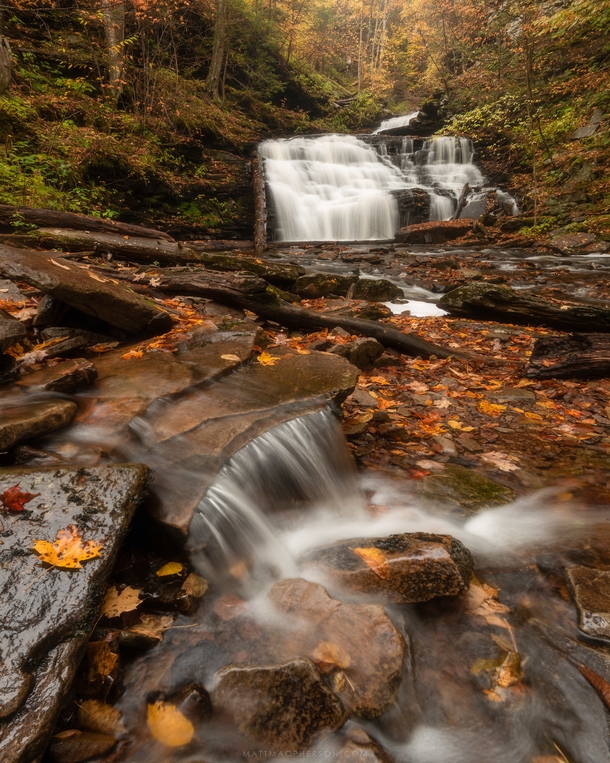 So many waterfalls in this park -Ricketts Glen Pennsylvania 