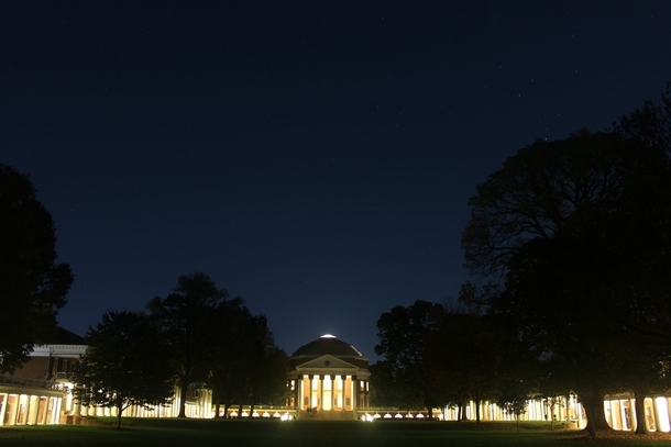 So were doing universities now Thomas Jeffersons lawn -- The University of Virginia 