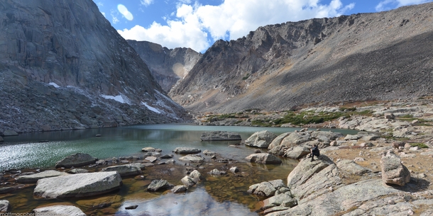 Solitude Lake Colorado - deep off trail in the Rockies but worth the climb 