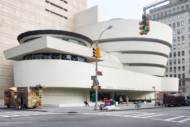 Solomon R Guggenheim Museum build by Frank Lloyd Wright New York 