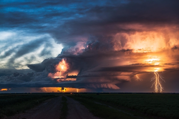 Some lightning in Saskatchewan Canada