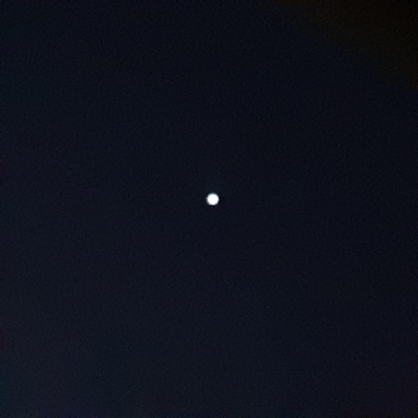 Some planets are far brighter than even the brighest star in the sky Heres a photo of Venus taken with my old Samsung Galaxy A at only  PM Canada